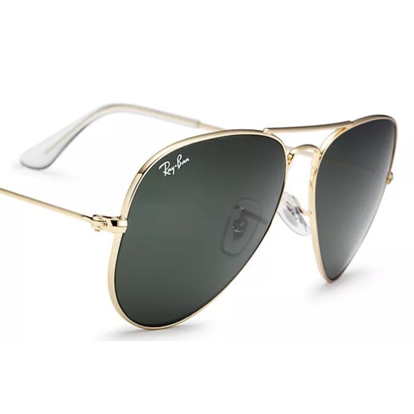 Ray ban aviator sunglasses with gold frame - Picture 6 of 8